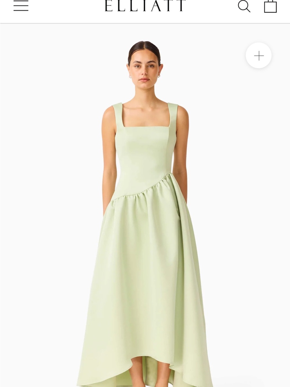 Elliatt Sage Green Dress
